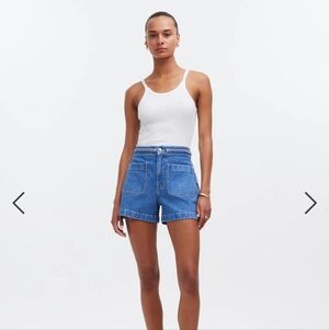 Madewell x Lisa Says Gah! The Denim Emmett Short: Patch Pocket Edition